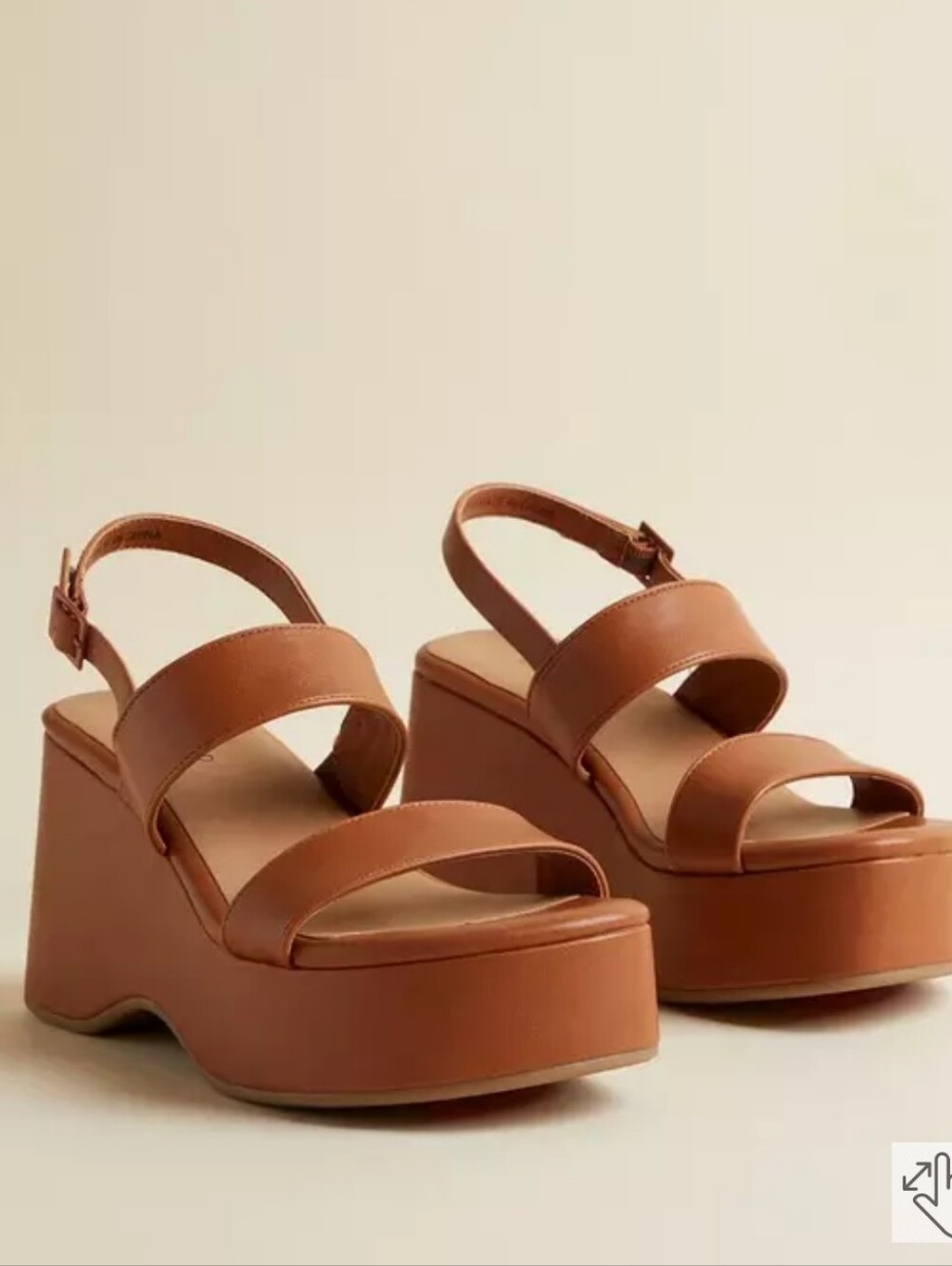 Torrid Double Band Platform Wedge Nwt 7.5